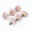 Flor artificial retro europea pequeña hortensia adornos decorativos DIY para sombrero caja de dulces con tocado de novia ventas directas de fábrica