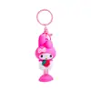 Llavero de Muñeca Agitadora de Dibujos Animados Sanrio Colgante Lindo para Pareja Llavero de Mochila Escolar Colgante Adorno de Coche