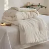Colcha de Algodão Puro Classe A 100% Algodão 55% Fibra de Soja Colcha de Inverno Colcha de Algodão Espessa e Quente Jacquard Colcha de Primavera e Outono Jacquard