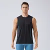 Chaleco Deportivo Transfronterizo Verano Europeo y Americano Delgado de Secado Rápido para Hombre Correr Fitness Sin Mangas Camiseta Transpirable