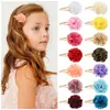 Lindo pasador de flor hecho a mano Pasador fresco Accesorios para el cabello para uso diario y fiestas para niñas Flequillo Cabello fino Pinza lateral 4113