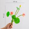 Flor Artificial Flor Falsa Flor de Seda Flor Seca Shumen Lótus buquê vaso pacote Sala de estar mesa varanda arranjo de flores enfeites