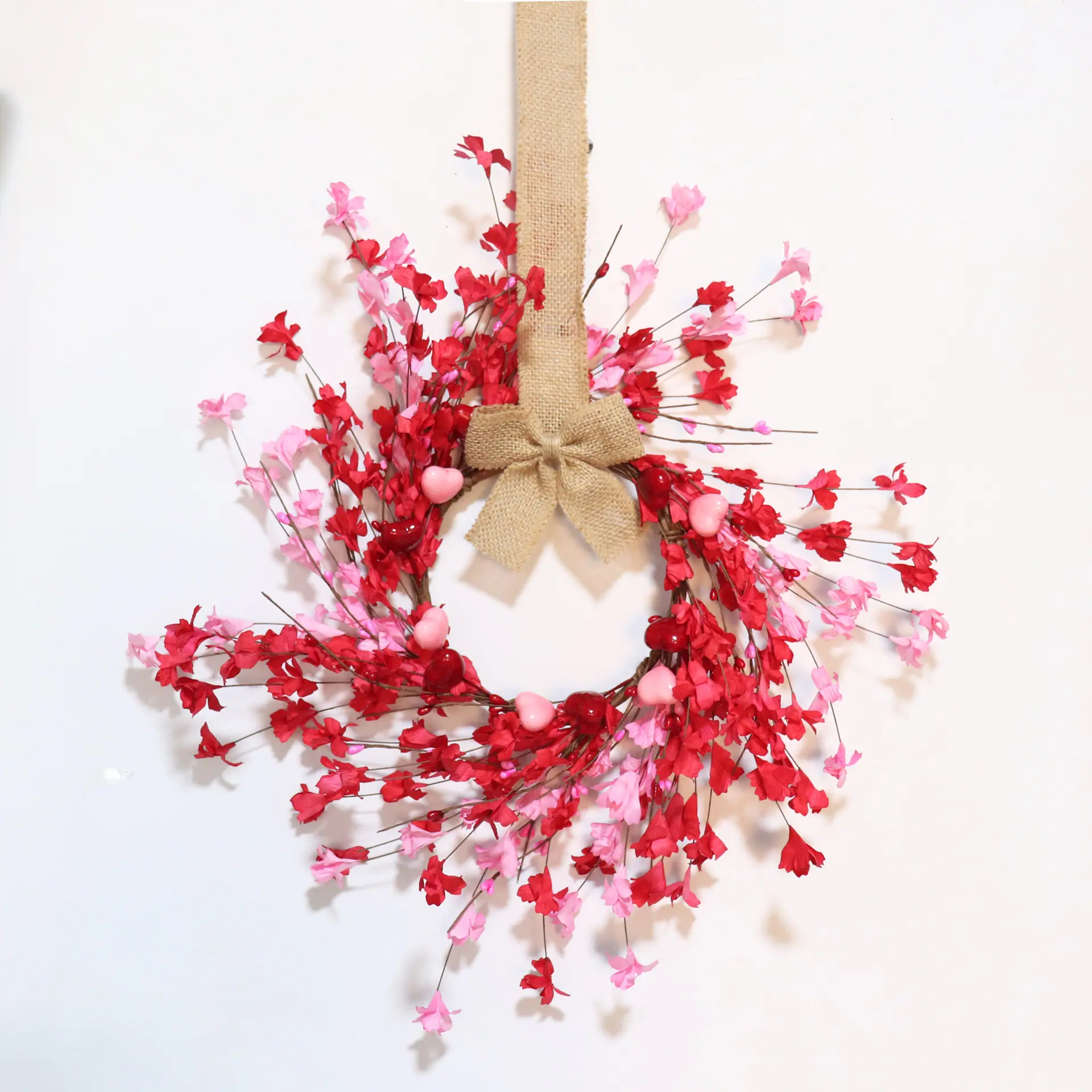 45cm纸花爱心大环亚麻蝴蝶结挂环15cm-2 (1).JP