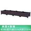 Caja especial para plantar verduras balcón familiar exterior techo maceta rectangular de plástico extragrande venta al por mayor
