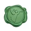 Adesivo de carimbo de cera de vedação verde pinho Série de Natal adesivo de selo para decoração de envelope convite garrafa de vinho presente