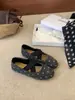 Primer Encuentro Temporada 2026 Otoño/Invierno Nuevos Zapatos Mary Jane de Lana con Tira Cruzada Retro Francés Bailarinas Cuadradas de Lunares