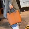 Bolso Modelo Nuevo 2026 Hecho de Piel de Vaca Togo de Primera Capa, Bolso Tote Grande de Moda y Versátil para Mujer para el Trayecto Diario