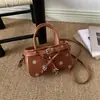 Bolso de Mano de Lunares de Nicho para Mujer 2026 Estilo Nuevo Bolso Tote Versátil de Alta Gama Bolso de Hombro Cruzado Elegante
