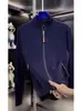 Jaqueta Masculina Nova de Gola Alta Estilo Old Money de Luxo Leve de Alta Qualidade, Jaqueta Casual Elegante e Versátil para Homens