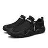 Nuevos Zapatos Casuales para Hombre para Viajes al Aire Libre, Cómodos y Transpirables, Tenis de Malla Casuales con Cremallera, Mocasines Slip-On