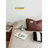 Juego de tres piezas de alfombrilla de seda de hielo refrescante de verano estilo Ins para dormitorio de estudiante, alfombrilla suave individual con aire acondicionado, alfombrilla refrescante lavable a máquina