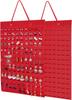 Bolsa de fieltro para colgar joyas en la pared, Bolsa colgante para guardar aretes, Colgador para exhibir collares, Montaje en pared hecho a mano Anti-enredo