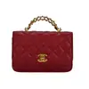 Bolso Acolchado Transfronterizo 2026 Nuevo Estilo Cadena de Moda Inspirado en Chanel Bolso de Hombro Caviar Bolso Cruzado Bolso de Mujer