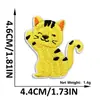 Entrega Direta de Fabricantes Ponto Adesivos de Tecido Bordados Animais de Desenho Gato Adesivos Bordados Chapéus Decoração de Roupas Adesivos Patch Adesivos Atacado