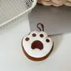 Lindo Mi Ka Caricatura Tela Rellena Colgante Divertido Gatito Perrito Llavero Corazón Femenino Colgante de Bolso Regalo