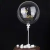 Tamanho pequeno 10 Polegadas Bola Bobo Adesivo Transparente Balão Adesivo Tanabata Dia dos Namorados AMOR Eu Te Amo Adesivo Decorativo