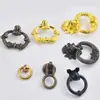 Manija de Anillo para Cajón de Aleación de Zinc de Nuevo Estilo Chino Manija de Anillo para Caja de Madera Manija de Aleación de Zinc de un Solo Agujero para Maleta
