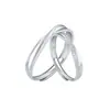 Anillos de Pareja de Verano Versátiles de Diseño Simple Mobius Niche para Estudiantes Venta al por Mayor