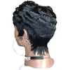 Pixie Wigs AliExpress Peluca Caliente Cabello de Mujer Peluca Europea y Americana Cabello Corto Rizado Seda de Alta Temperatura Fibra Química Peluca