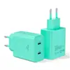 Nuevo modelo transfronterizo adecuado para iPhone 16, cargador GaN de 45W, cargador de estándar europeo, carga rápida dual-C, venta al por mayor de fábrica