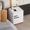 Mesa de cabeceira inteligente com trava de senha integrada, cofre e armazenamento; um carregador e cofre sem fio multifuncional para uso doméstico e no quarto