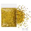 Brillantina de uñas, purpurina ultrafina, purpurina, polvo brillante, lentejuelas, 1 mm, traje amarillo dorado, esmalte de uñas, pegamento, joyería transfronteriza