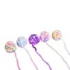 Brinquedo de gato bola de lã com guizo, bola de guizo de bola de lã arco-íris, brinquedo interativo para entreter gatos, brinquedo de gato autônomo