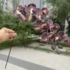 Hua Xigu 2026 Nova Coleção: Série na Cor Café, Coleção Cristal, Flores Artificiais para Locais de Casamento, Atacado