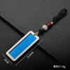 Llavero con matrícula grabado láser TikTok Live Metal Acero inoxidable Colgante para coche Matrícula Antipérdida para hombre