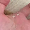 Brincos de Estrela do Mar de Prata Esterlina S925 Cinco Pontas, Estilo Atmosférico de Férias na Praia, De Alta Qualidade, Fofos e Modernos Acessórios de Orelha de Verão