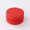 Stock Listo del Fabricante Al por Mayor y al por Menor Accesible Lujo Piel de PU Redondo Colgante de Joyería Pendientes Pendientes Anillo Caja de Almacenamiento