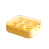 Molde de silicona para cubitos de hielo, caja para cubitos de hielo, caja para hielo, prensa de grado alimenticio, refrigerador, artefacto para hacer hielo, minicongelador, siete