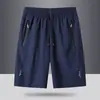 Pantalones Cortos Casuales de Secado Rápido para Hombre de Verano, Pantalones Cortos de Seda Helada de Alta Elasticidad, Pantalones Cortos Deportivos de Longitud Media, Pantalones Cortos de Playa, Modernos