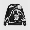 Novedades INS transfronterizas: Ropa de punto urbana estilo oscuro Y2K, suéteres de otoño/invierno góticos y Harajuku, al por mayor