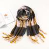 Bufanda de Mohair a Cuadros Clásico Estilo Academia para Mujer Diseño Ins Sentido del Diseño Trenza Retorcida de Seda Brillante Chal de Imitación Cachemir Moderno