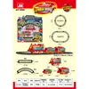 Novo Masley Car Vagão de Trem Elétrico Carro Brinquedo Infantil Quebra-cabeça Barraca de Rua Fábrica Casa Atacado