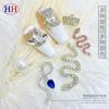 Comércio exterior transfronteiriço nova cobra em forma de nail art joias criativa máscara de olhos cisne urso nail art diamante fabricantes atacado