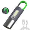 Linterna Portátil Pequeña Recargable Mini para Exteriores Camping Lámpara Multifuncional para Llavero Linterna de Viaje