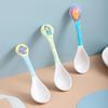 Cuchara de Fibra de Bambú para Niños Master Mengmeng Vajilla para Bebés Cuchara Suplementaria para Alimentación Infantil Cuchara Fácil de Agarrar Cuchara Cuchara