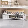 Espaço da Porta Sapateira Doméstica Armário de Armazenamento Área Pequena Sapateira Simples à Prova de Poeira Dormitório Escolar Sapateira de Cama