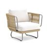 Nórdico Exterior rattan sofá terraço pátio jardim mobiliário de lazer hotel exterior varanda criativa sofá combinação