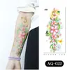 Ricklon New Source Calcomanía de Tatuaje de Flor Moda Flor Brazo Calcomanía de Tatuaje Impermeable Calcomanía Duradera Pintada en el Cuerpo