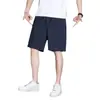 Shorts Casuais de Verão Personalizados, Finos, Largos, Versáteis, Respiráveis, de Secagem Rápida, Tamanho Grande, Comprimento Médio para Homens no Verão