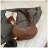 Bolso de Mano Moda Retro Invierno 2025 Estilo Nuevo Aspecto de Alta Gama Estilo Extranjero Moderno Bolso de Hombro Único Bolso de Bollo para Debajo del Brazo