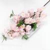 Flor de cerejeira artificial ramo de flor artificial flor de pêssego de plástico ramo loja teto flor decorativa rattan Japonês internet celebridade flor de cerejeira árvore atacado