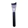 Brocha para Base de Maquillaje Brocha para Base Ultra Fina en Forma de Media Luna Brocha para Mascarilla Pincel para Corrector de Piel Nude Impecable de Una Sola Línea Brocha de Maquillaje