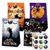 Cross-border New Halloween Candy Snack Paper Bag Bonito Engraçado Selagem Adesivos Decorativos Adereços Suprimentos do Partido