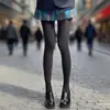 Meia-calça sem costura de tricô de alta densidade para mulheres, com excelente elasticidade, sem ceder, toque natural na pele e sem efeito de clareamento artificial, disponível para atacado