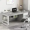 Mesa de Computador Mesa de Desktop para Escritório em Casa Estilo Moderno Simples com Gaveta Combinação de Mesa e Cadeira Quarto Mesa de Estudo para Estudante