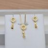Conjunto de accesorios de bricolaje hechos a mano, pendientes de plata S925, colgante para mujer, conjunto de doble cuenta, soporte vacío de perla, estilo europeo y americano 1270